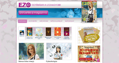 Desktop Screenshot of ezoeletmagazin.hu